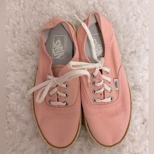Pink Espadrille Vans